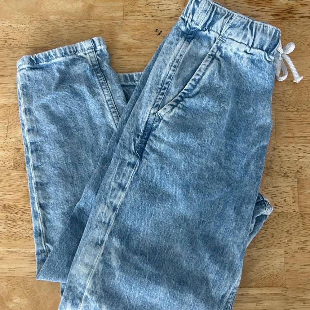 Light Blue Denim Joggers